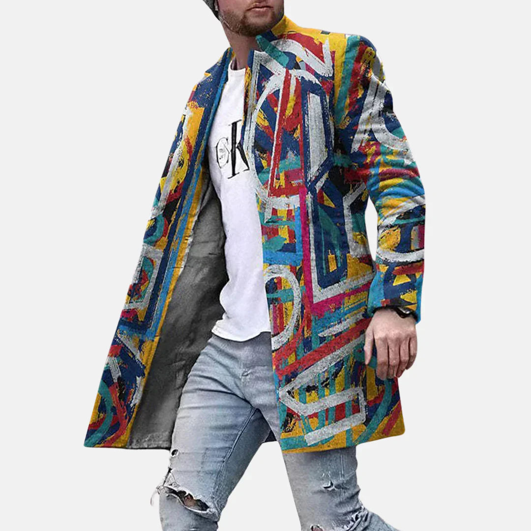 Urban Style Coat - Relaxed Fit Men's Jacket
