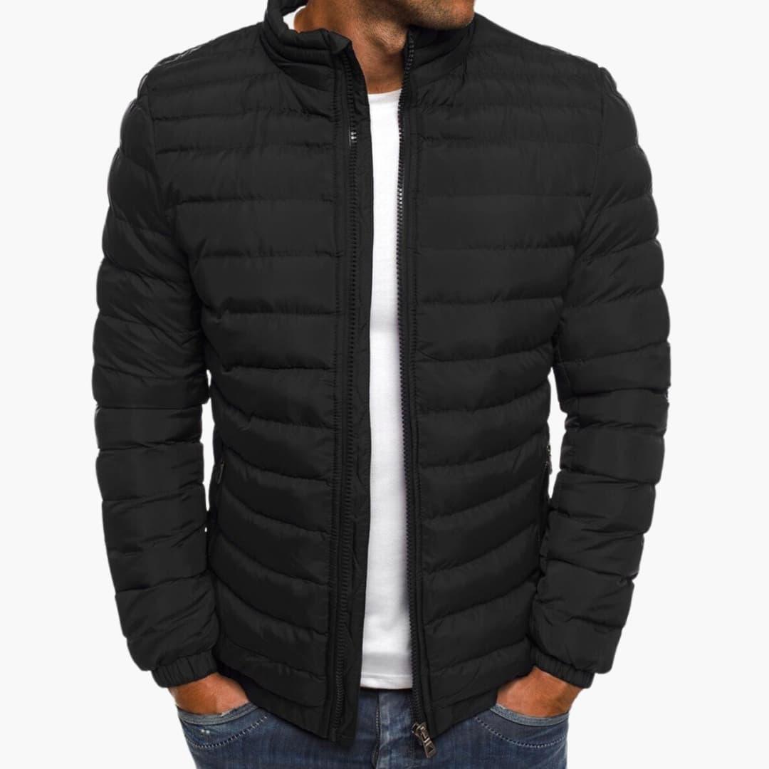 Warm Insulated Mens Zipper Jacket - Olytrend