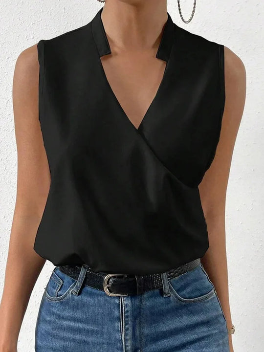 Lightweight V Neck Women's Blouse