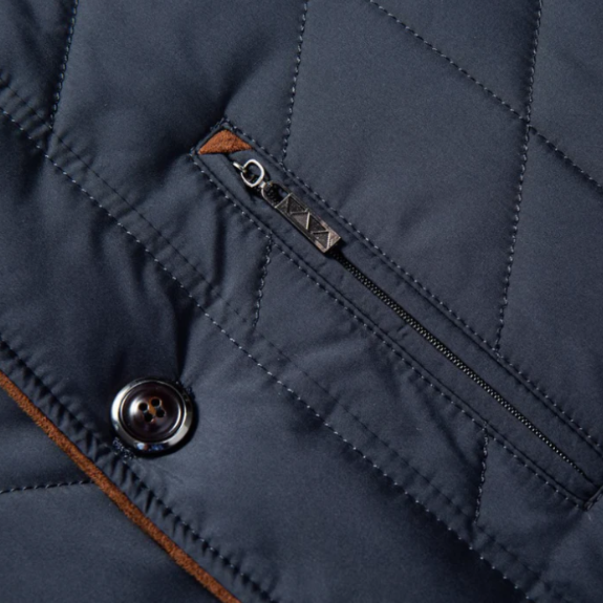 Warm Men's Quilted Padded Winter Parka Jacket