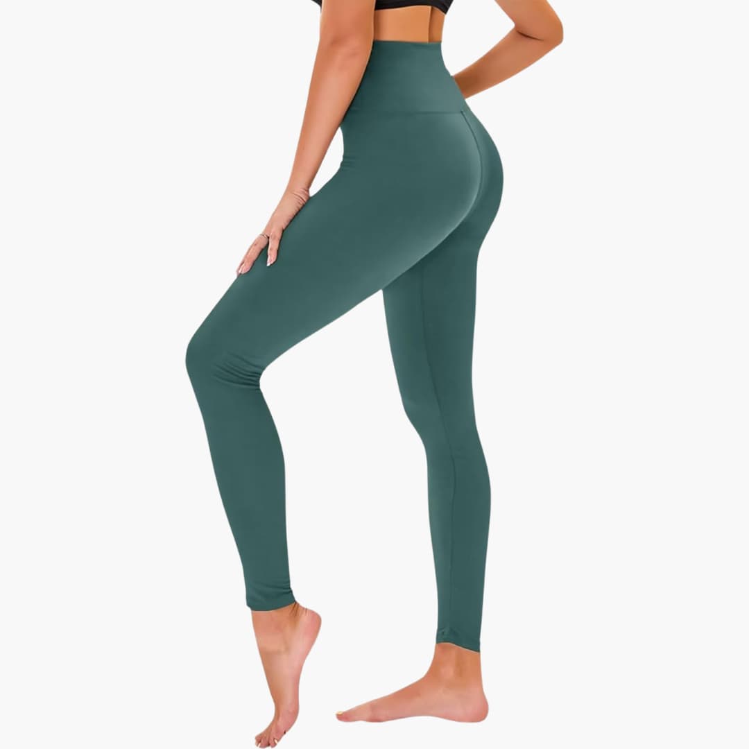 Fashionable High Waisted Leopard Leggings