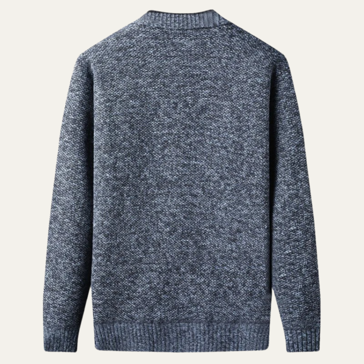 Cozy Men's Open Front Knit Cardigan Sweater