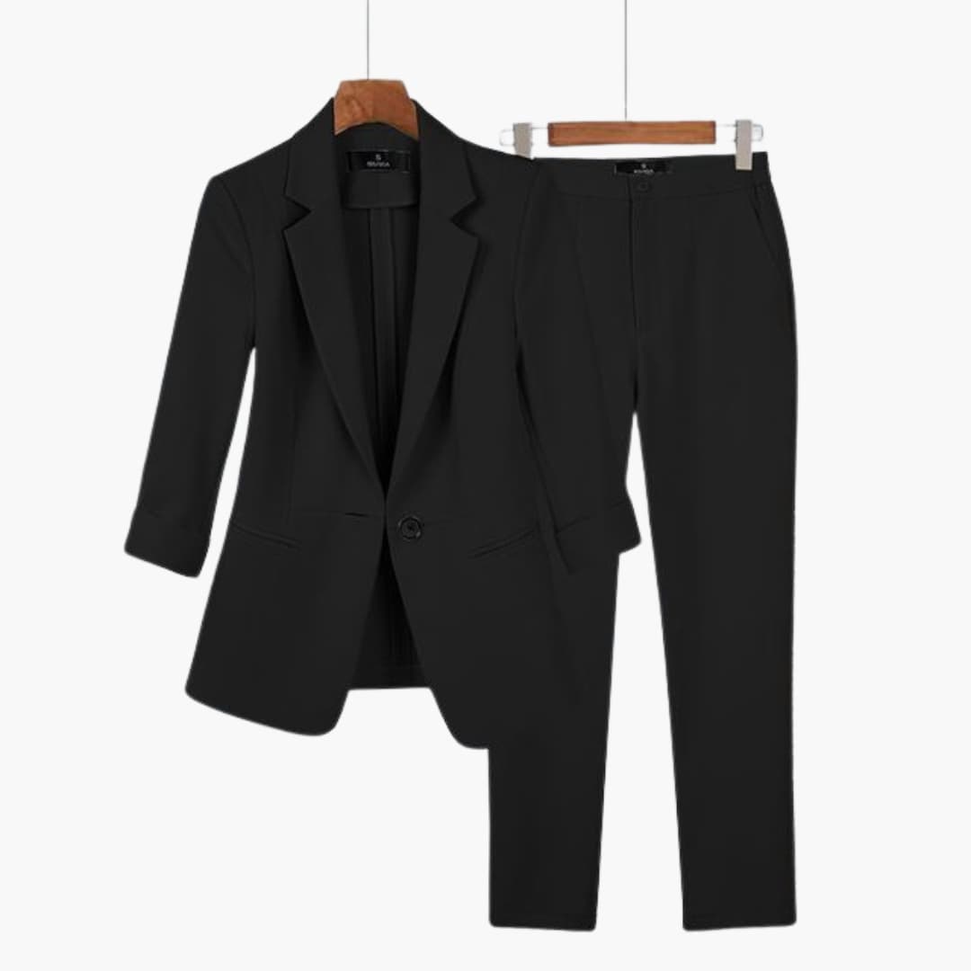 Ladies Business Pantsuit with Jacket