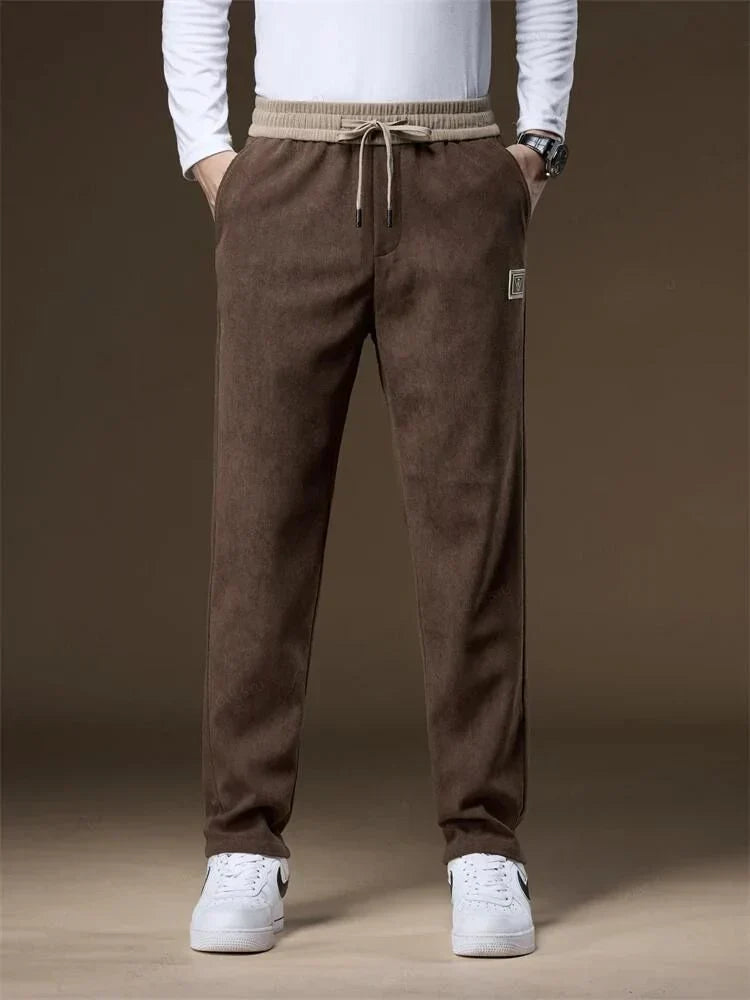 Comfortable Fit Drawstring Joggers - Nocini