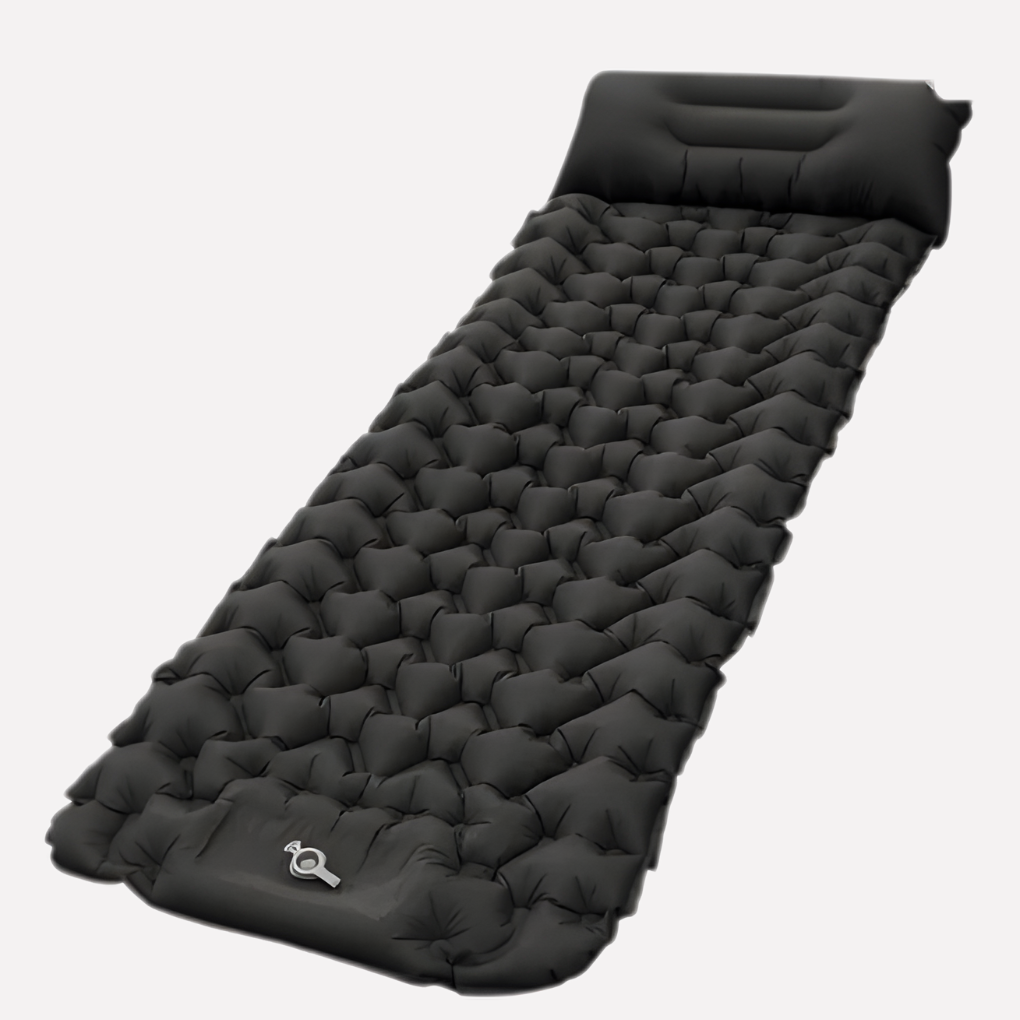 Portable Air Camp Bed with Built-in Pump and Pillow