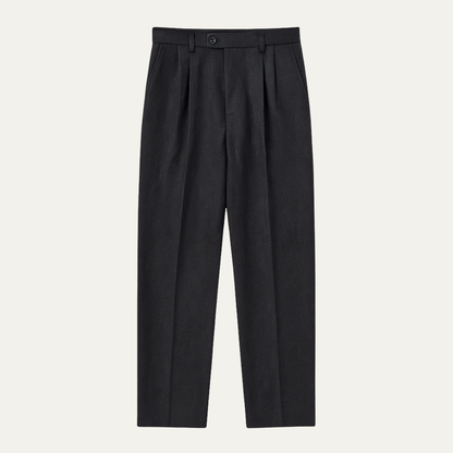 Timeless Fit Men's Classic Pleated Dress Pants - Nocini