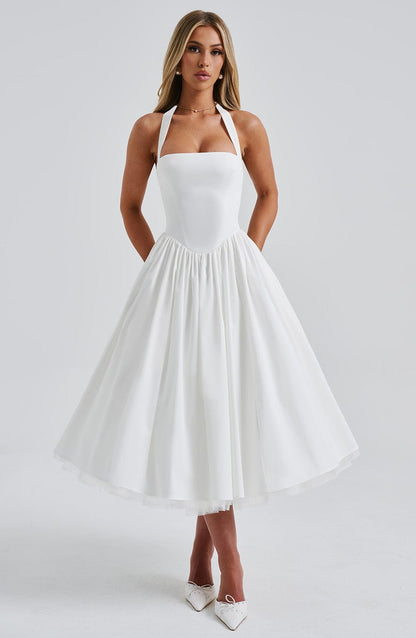 Elegant Ladies Floral Party Dress