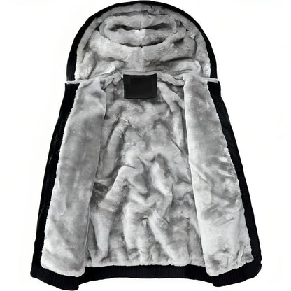 Warm Fleece Hoodie Jacket