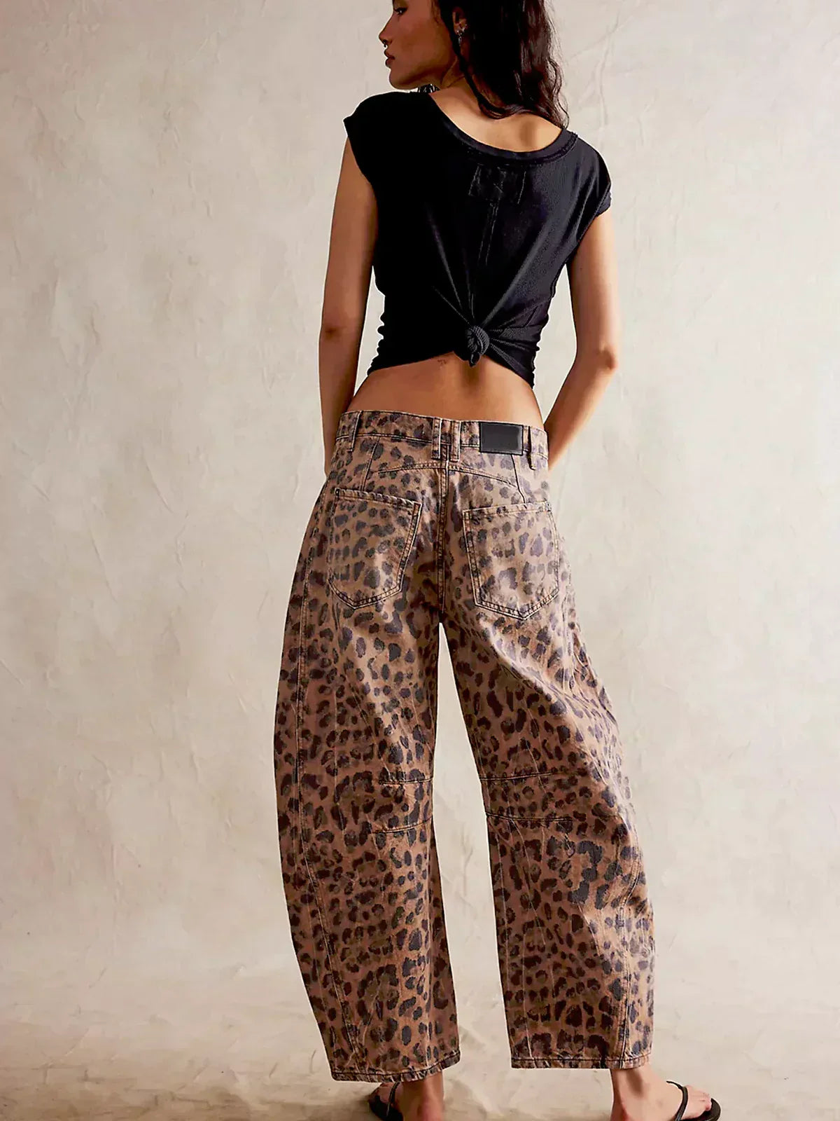 Fashionable Leopard Skinny Jeans