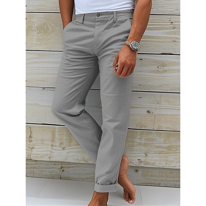 Men's Slim Fit Chino Jeans Pants