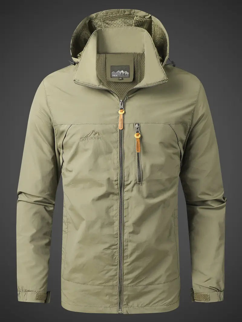 Waterproof Men's Lightweight Rain Coat