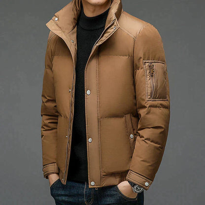 Men's Insulated Down Puffer Coat | Warm