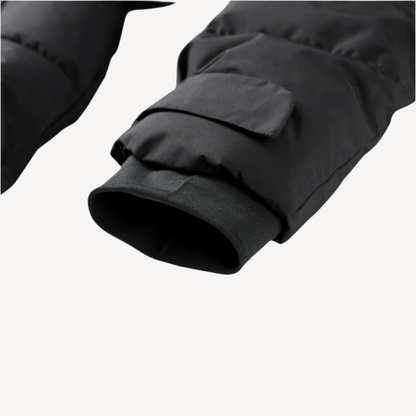 Women's Warm Puffer Coat with Belt