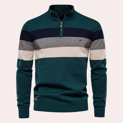 Men's Classic Stripe Pullover Sweater