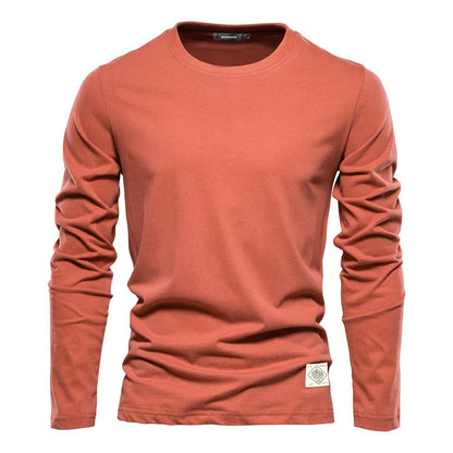 Casual Long Sleeve Tee Shirt for Men Classic