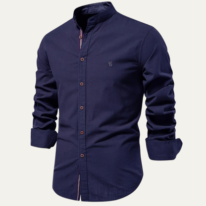 Classic Mens Slim Fit Casual Dress Shirt