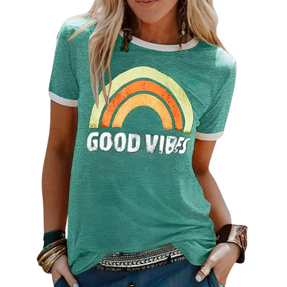 Classic Ladies Retro Graphic Tee Shirt