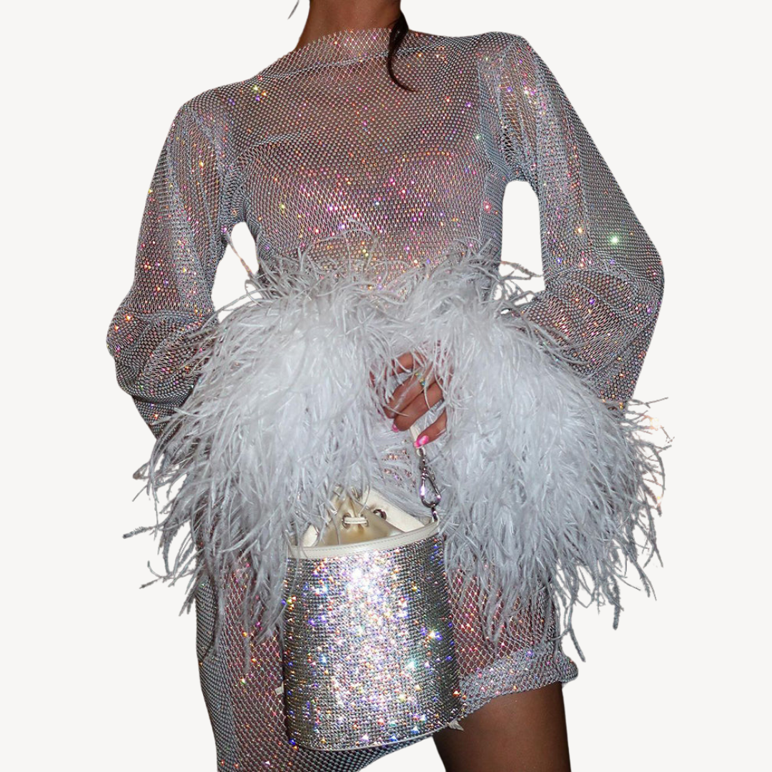 Glittering Mini Party Dress