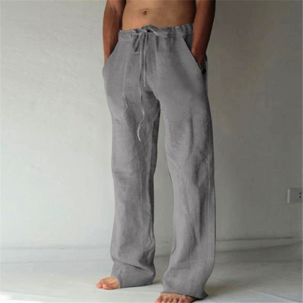 Relaxed Fit Elastic Waist Lounge Pants