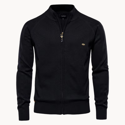 Men's Water Repellent Slim Fit Zip Jacket