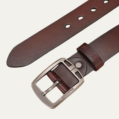 Premium Leather Belt - Classic Vintage Design