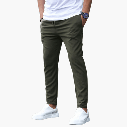 Men's Slim Fit Elastic Waist Pants
