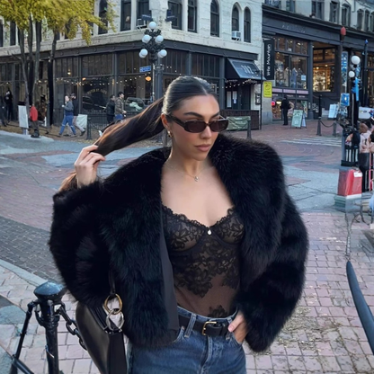 Luxury Faux Fur Oversized Winter Coat
