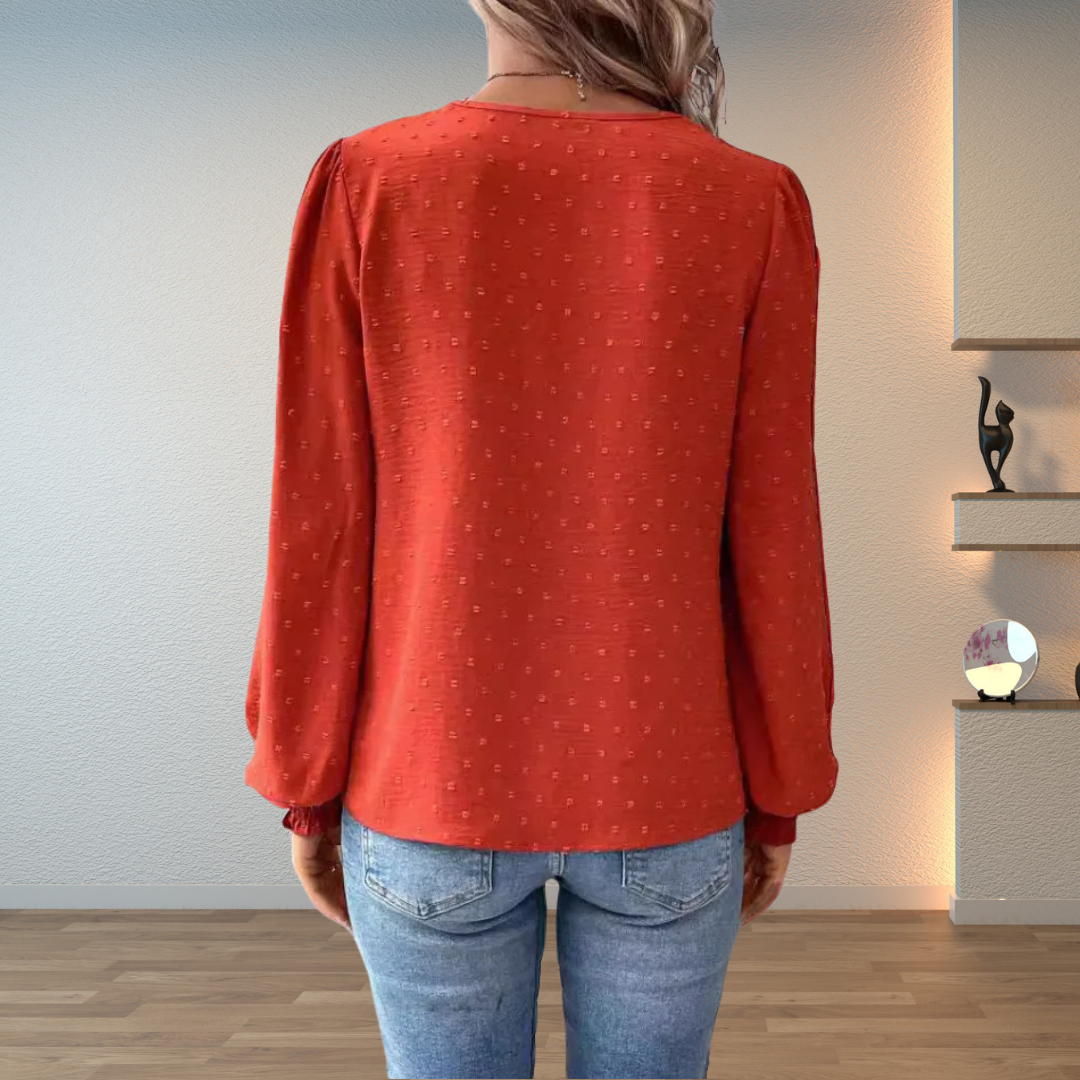 Chic Women's Breathable Blouse