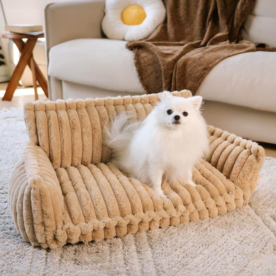 Comfortable Orthopedic Pet Dog Bed With Back Support