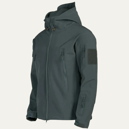 Waterproof Men's Breathable Soft Shell Hooded Coat