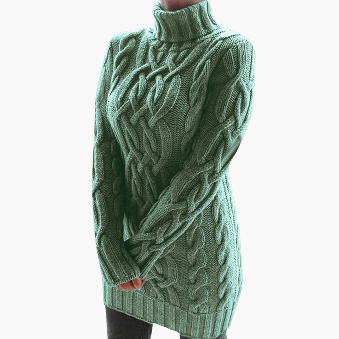 Cozy Crew Neck Knit Sweater for Women