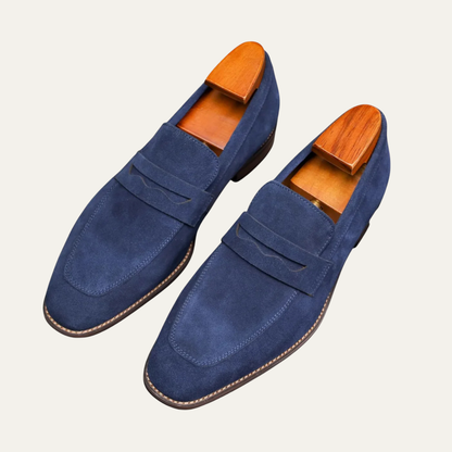 Luxury Men's Suede Slip On Loafers Shoes