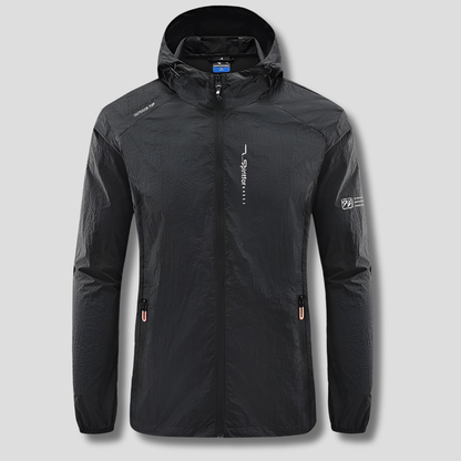 Men's Lightweight Water Resistant Hooded Summer Coat