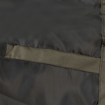 Men's Zip-Up Bomber Jacket - Slim Fit Water Resistant