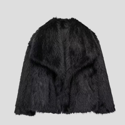 Ladies Synthetic Fur Coat