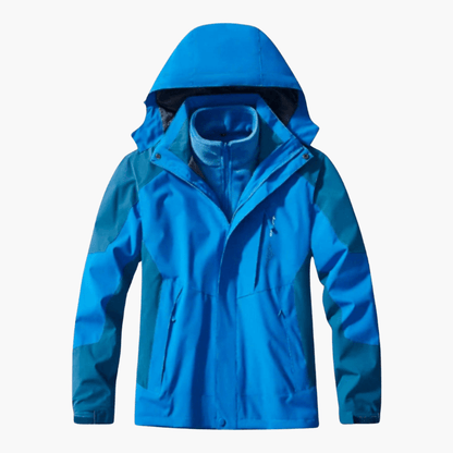 Waterproof Men's Parka Jacket with Multiple Pockets
