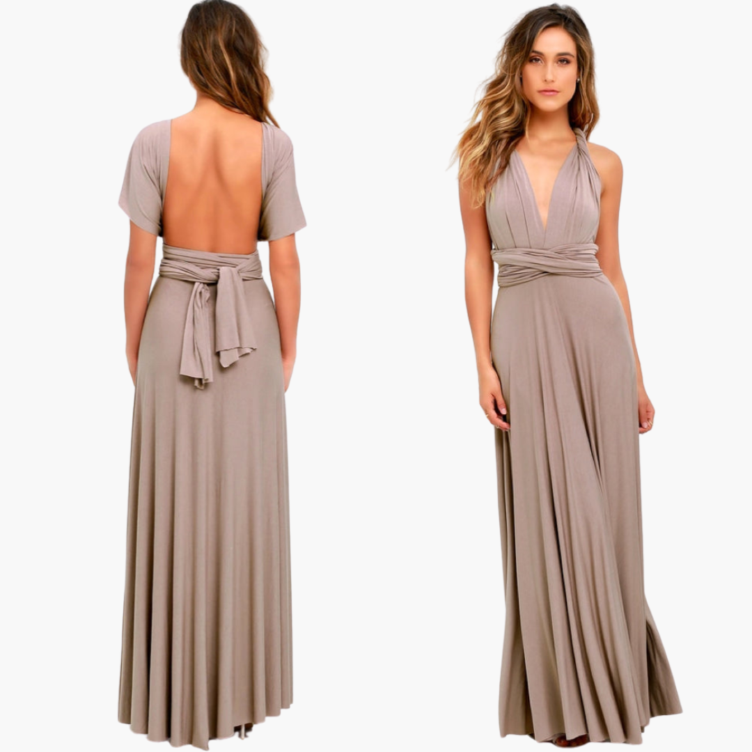 Elegant V-Neck Formal Women's Gala Dress