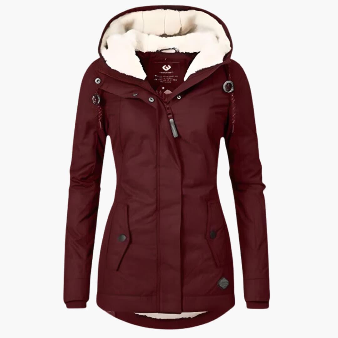 Insulated Ladies Snow Jacket with Thermal Filling - Olytrend