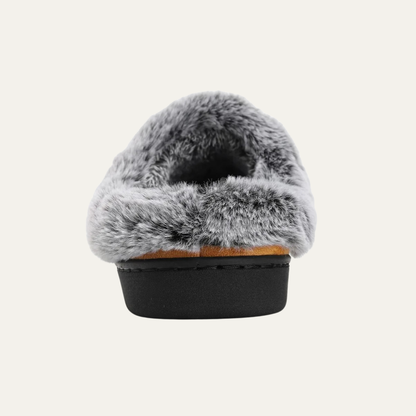 Warm Mens Faux Fur Lined House Slippers