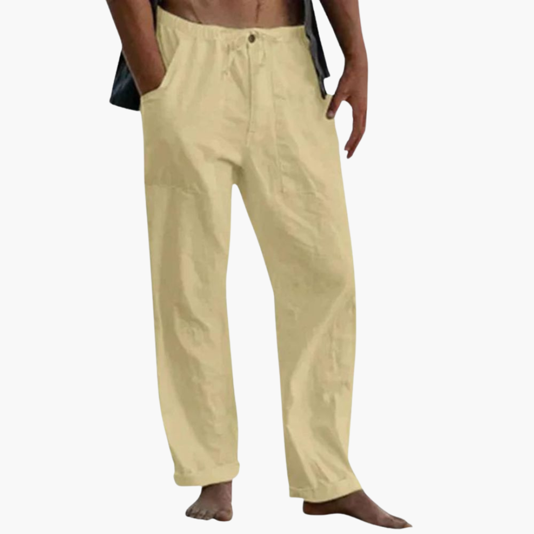 Comfortable Casual Mens Pants Loose Fit Waist