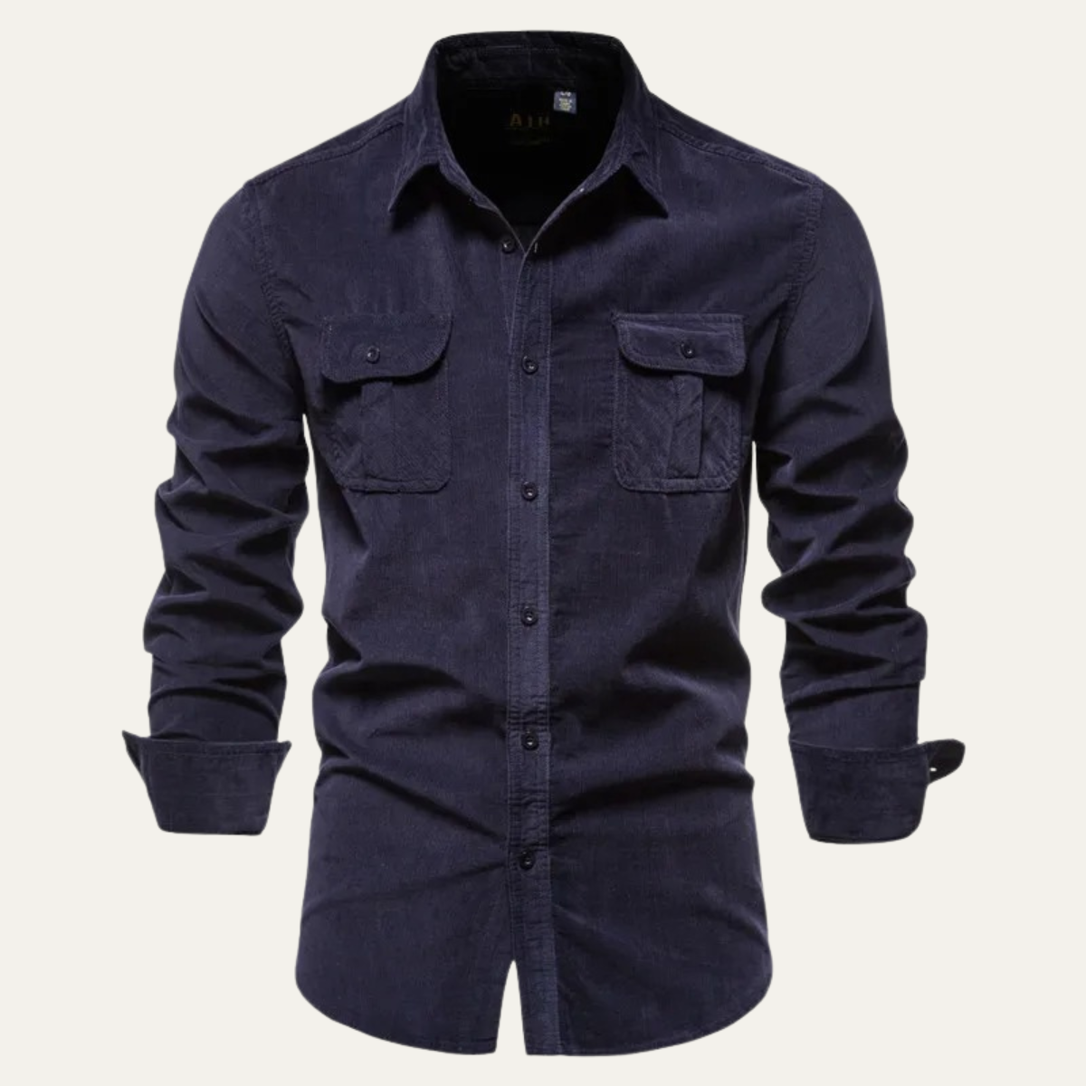 Rustic Men's Relaxed Fit Corduroy Button Shirt