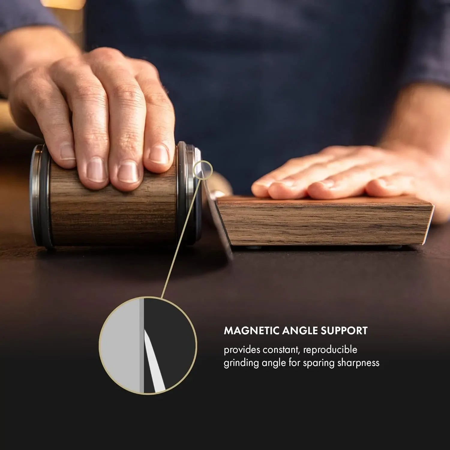 Easy Use Knife Sharpener Kit with Magnet Stone - Olytrend