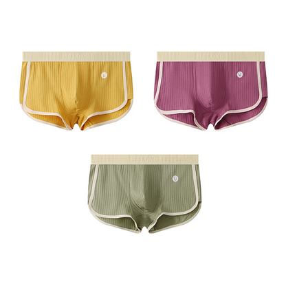Slim Fit Boxer Briefs 3 Pack Men's Underwear Set