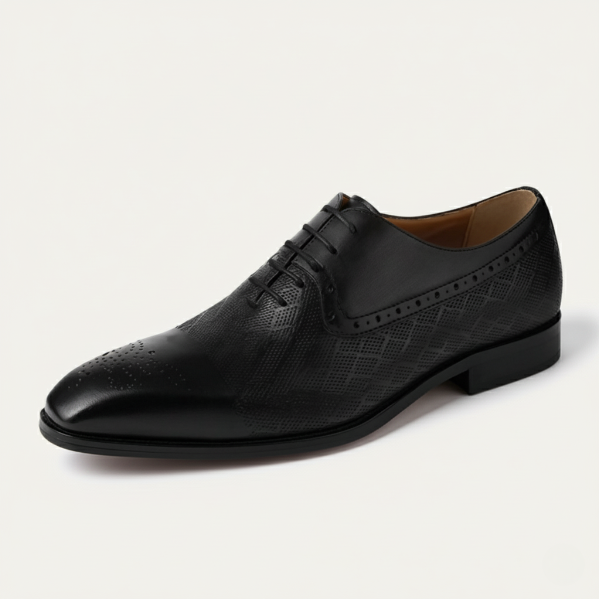 Classic Leather Oxfords For Men - Lace Up Dress Shoes