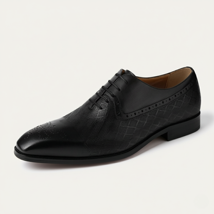 Classic Leather Oxfords For Men - Lace Up Dress Shoes