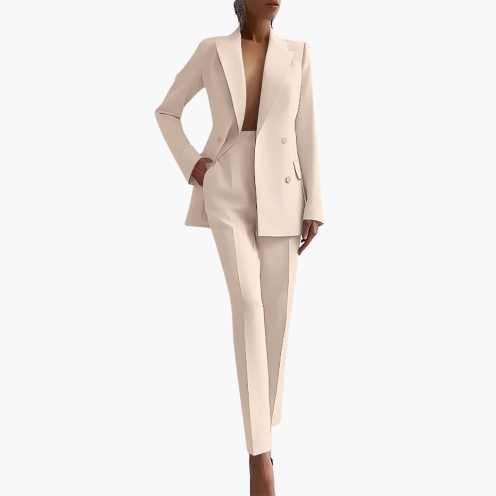 Ladies Business Jacket and Pant Set