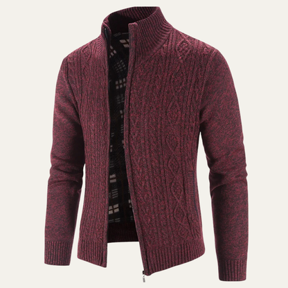 Cozy Men's Fleece Zipper Jacket