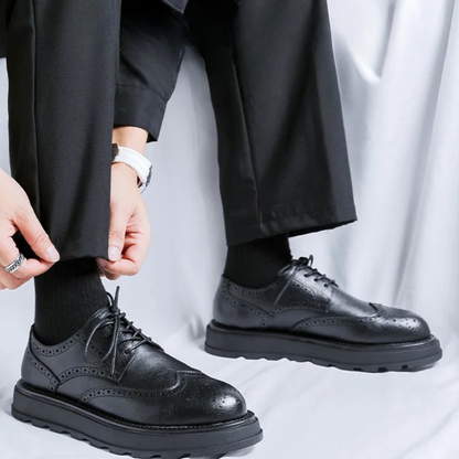 Luxury Mens Genuine Leather Oxford Shoes