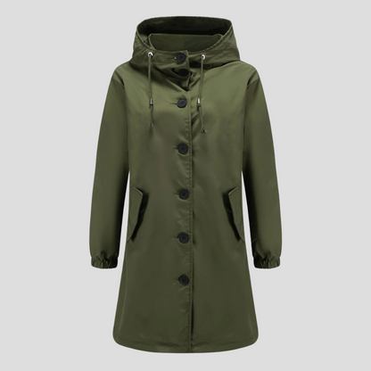 Ladies Waterproof Windbreaker Rain Coat