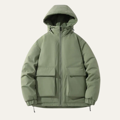 Thermal Mens Insulated Parka Jacket with Hood